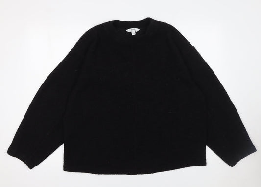 Womens UK Size M Marks and Spencer Black Pullover Jumper