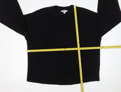 Womens UK Size M Marks and Spencer Black Pullover Jumper