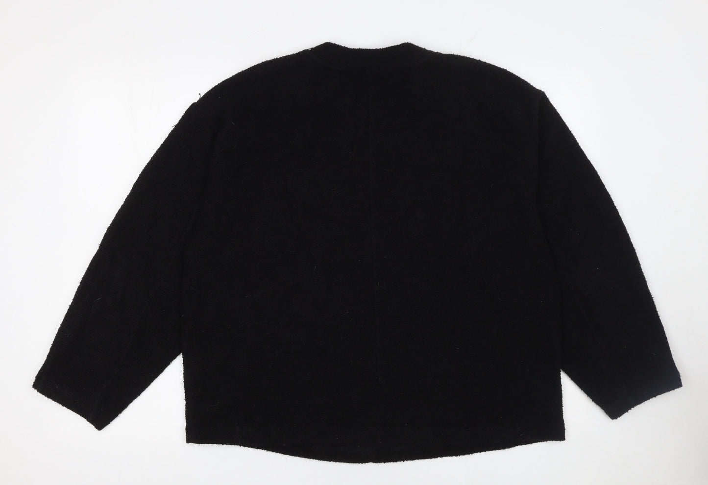 Womens UK Size M Marks and Spencer Black Pullover Jumper