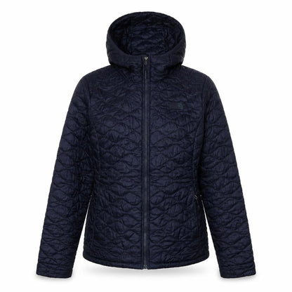 Womens UK Size M The North Face Blue Quilted Coat
