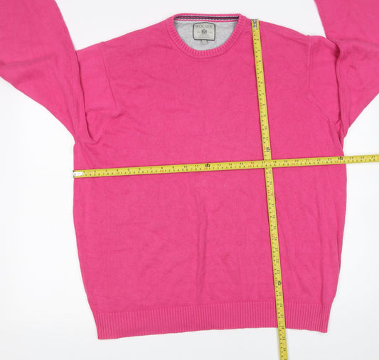 Mens UK Size XL Wolsey Pink Pullover Jumper
