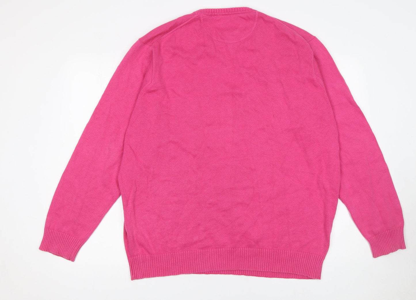 Mens UK Size XL Wolsey Pink Pullover Jumper