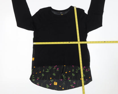 Womens UK Size 12 NEXT Black Pullover Jumper