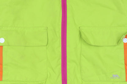 Trespass Girls Green Waterproof Hooded Parka Coat 9-10 Years