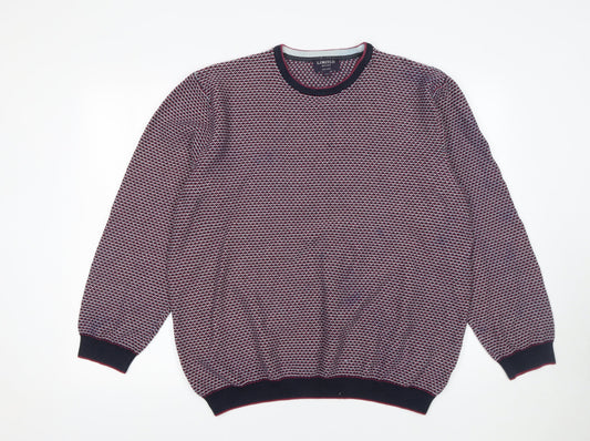 Mens UK Size 2XL Marks and Spencer Multicoloured Pullover Jumper