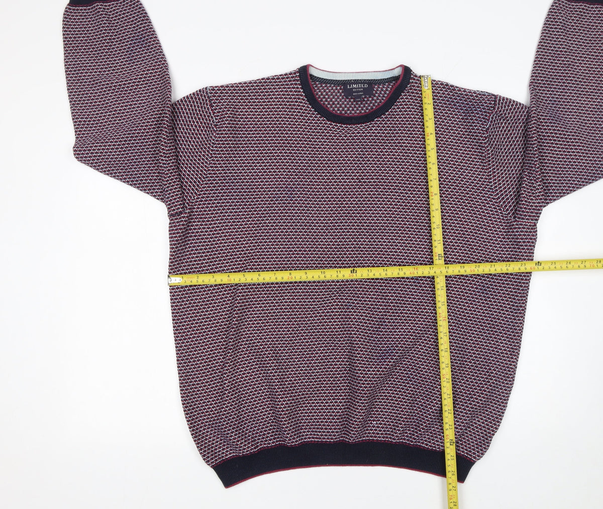 Mens UK Size 2XL Marks and Spencer Multicoloured Pullover Jumper
