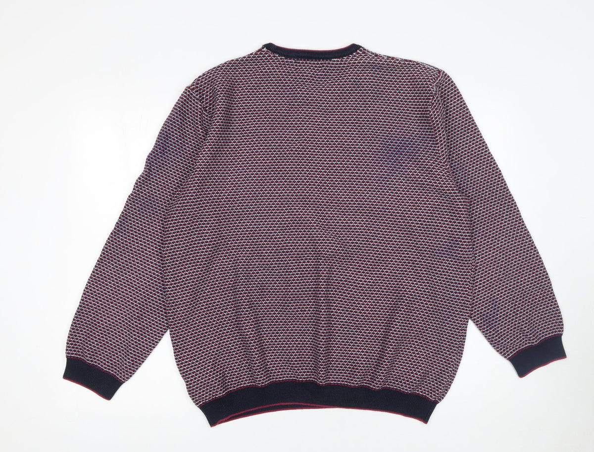 Mens UK Size 2XL Marks and Spencer Multicoloured Pullover Jumper