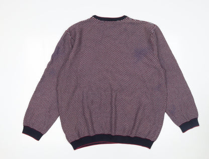 Mens UK Size 2XL Marks and Spencer Multicoloured Pullover Jumper
