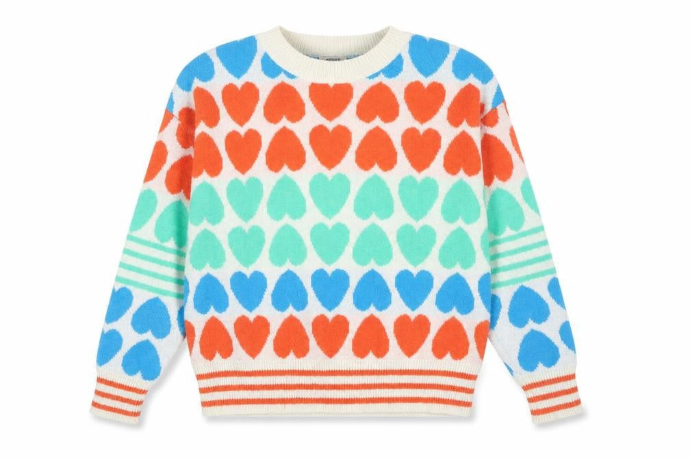 Womens UK Size One Size MOOCCI Multicoloured Pullover Jumper