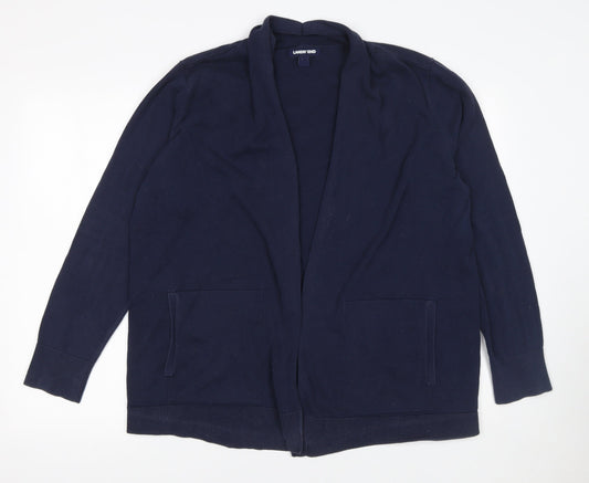 Womens UK Size L Lands' End Blue Cardigan Jumper