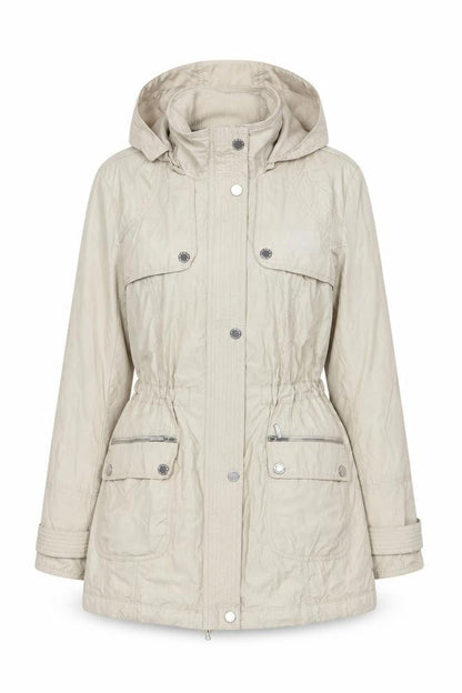 Womens UK Size 10 Debenhams Beige Parka Coat