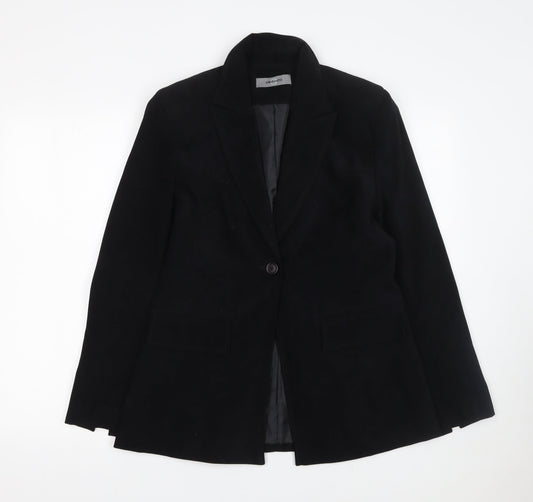 Womens UK Size 12 AMARANTO Regular Black Blazer