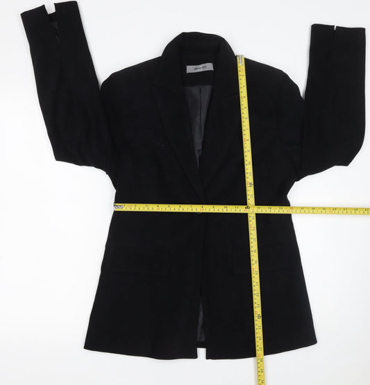 Womens UK Size 12 AMARANTO Regular Black Blazer