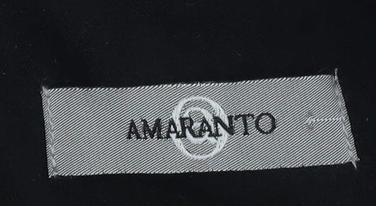 Womens UK Size 12 AMARANTO Regular Black Blazer