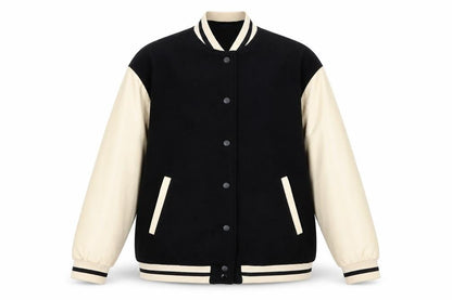 Mens UK Size S H&M Black Varsity Jacket