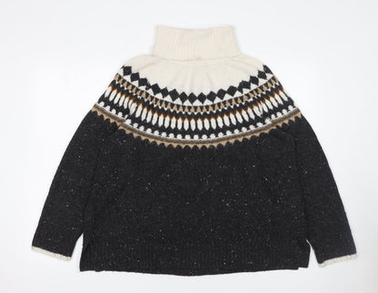 Womens UK Size L Marks and Spencer Black Pullover Jumper