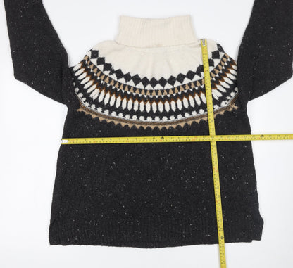 Womens UK Size L Marks and Spencer Black Pullover Jumper