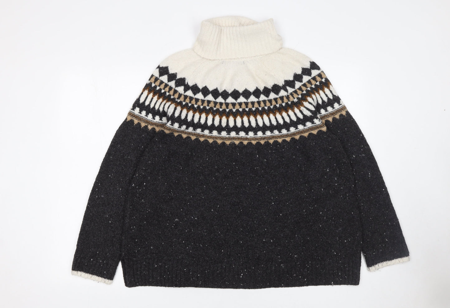 Womens UK Size L Marks and Spencer Black Pullover Jumper