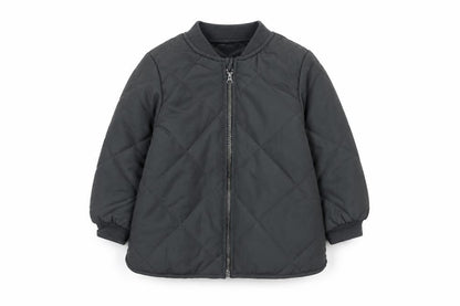 Boys UK Size 2 Years H&M Grey Quilted Coat