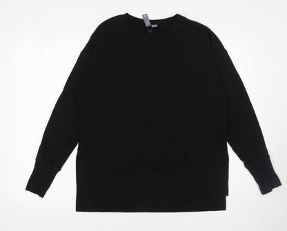 Womens UK Size XS Sweaty Betty Black Pullover Sweatshirt