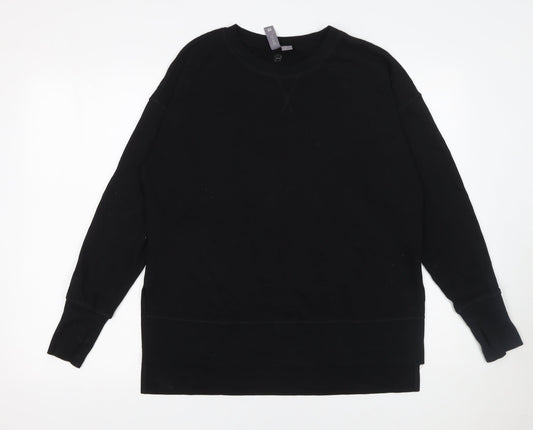 Womens UK Size XS Sweaty Betty Black Pullover Sweatshirt