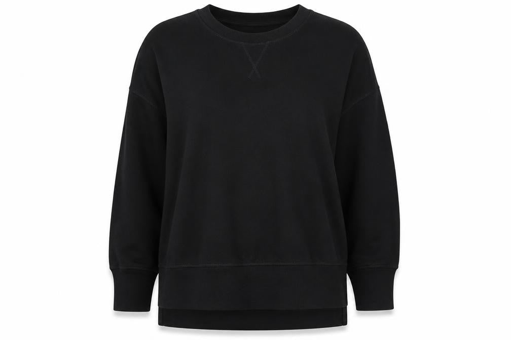 Womens UK Size XS Sweaty Betty Black Pullover Sweatshirt