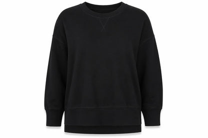 Womens UK Size XS Sweaty Betty Black Pullover Sweatshirt