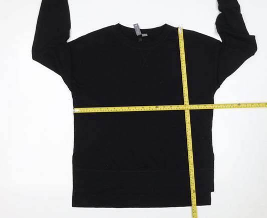 Womens UK Size XS Sweaty Betty Black Pullover Sweatshirt