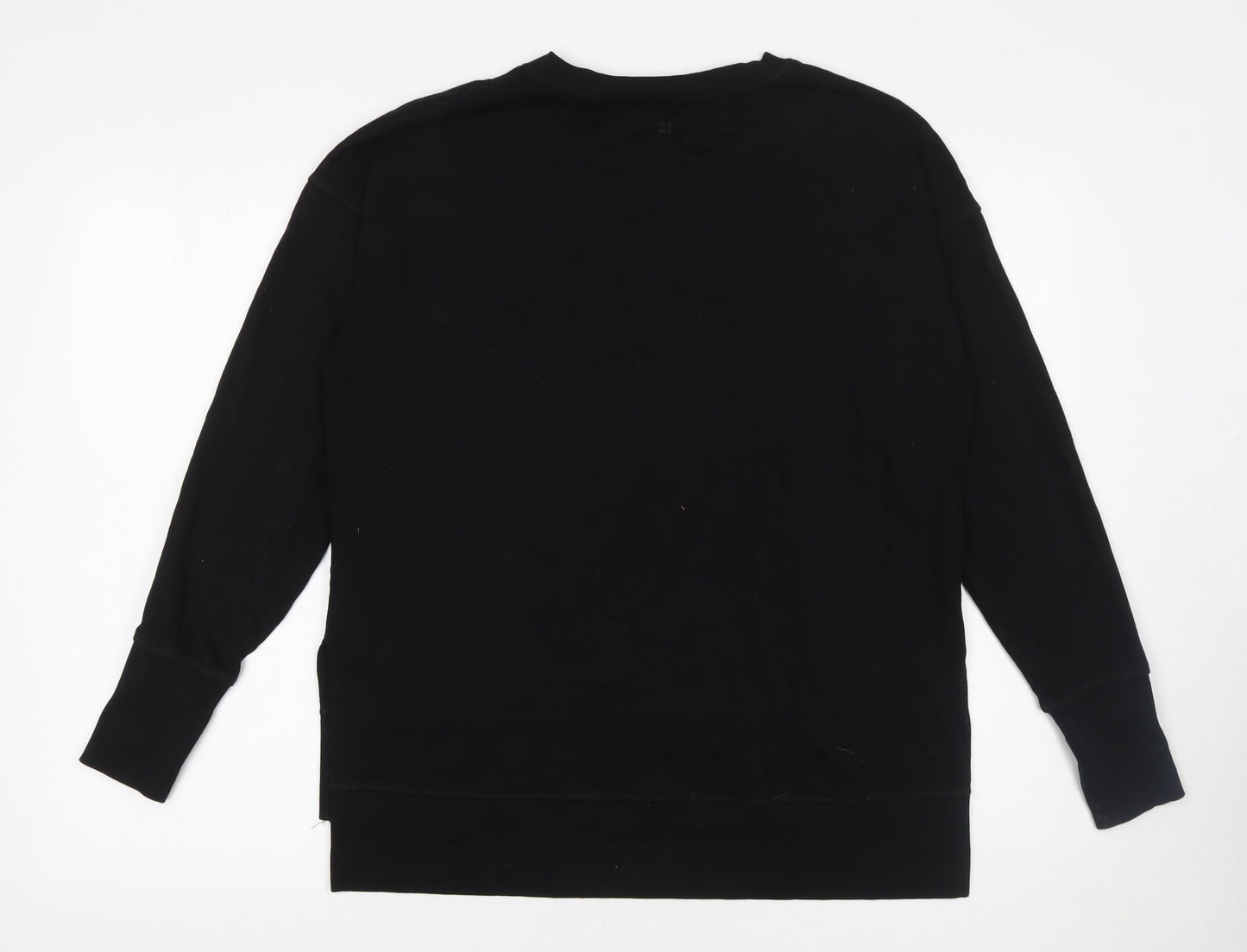 Womens UK Size XS Sweaty Betty Black Pullover Sweatshirt