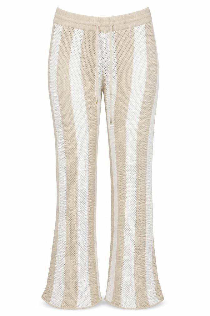 Womens UK Size 10 Seven Wonders Relaxed Fit Casual Travel Beige Trousers
