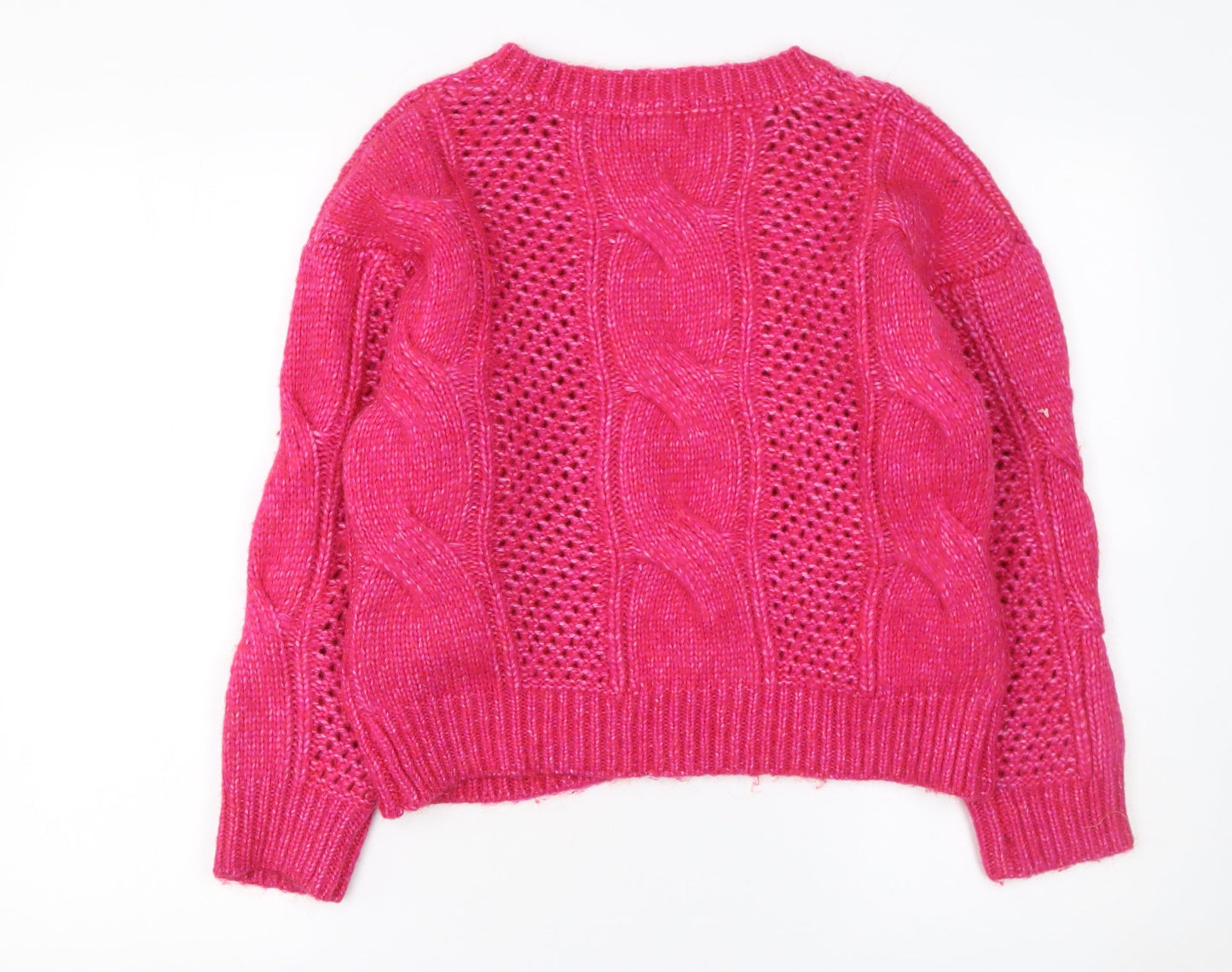 Womens UK Size S PRETTYLITTLETHING Pink Pullover Jumper