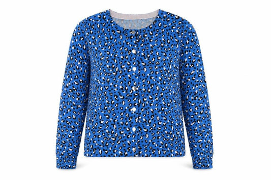 Womens UK Size 8 Phase Eight Blue Cardigan Jumper