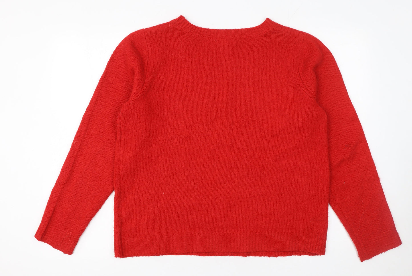 Womens UK Size L Cupcakes and Cashmere Red Pullover Jumper