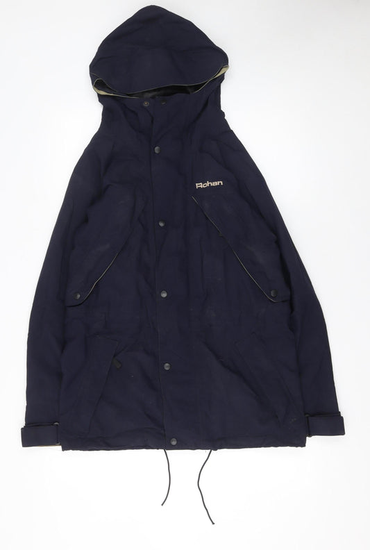 Unisex Adults UK Size XS Rohan Blue Parka Coat