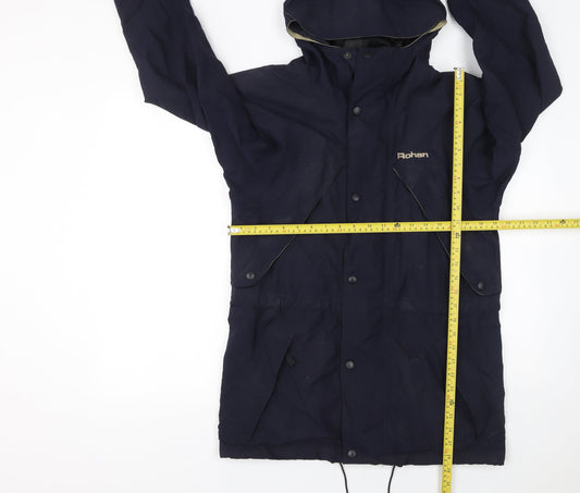 Unisex Adults UK Size XS Rohan Blue Parka Coat