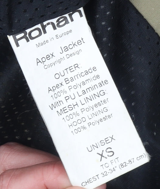 Unisex Adults UK Size XS Rohan Blue Parka Coat