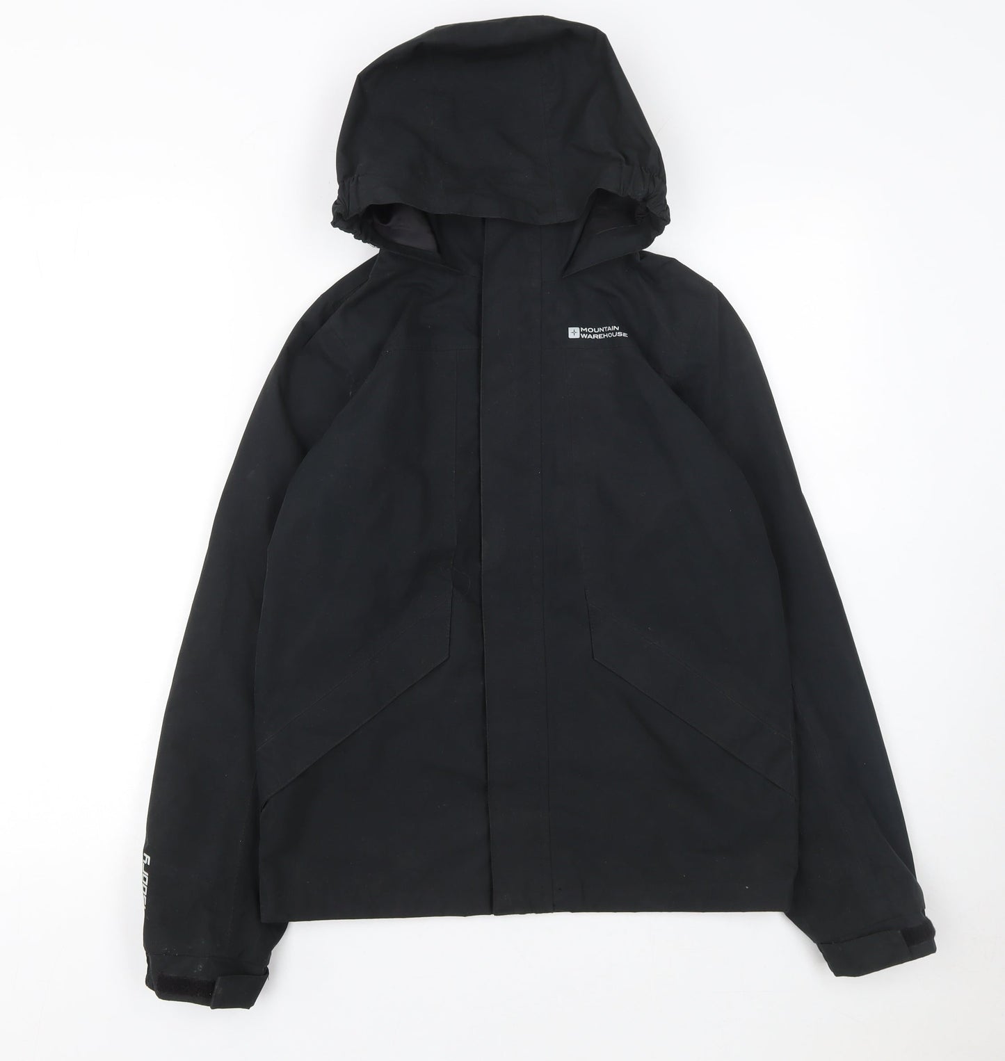 Boys UK Size 11-12 Years Mountain Warehouse Black Rain Coat
