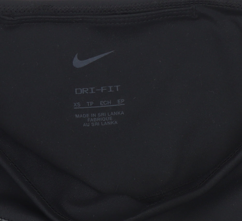 Womens UK Size XS Nike Slim Fit Compression Black Leggings