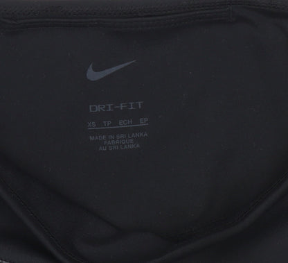 Womens UK Size XS Nike Slim Fit Compression Black Leggings