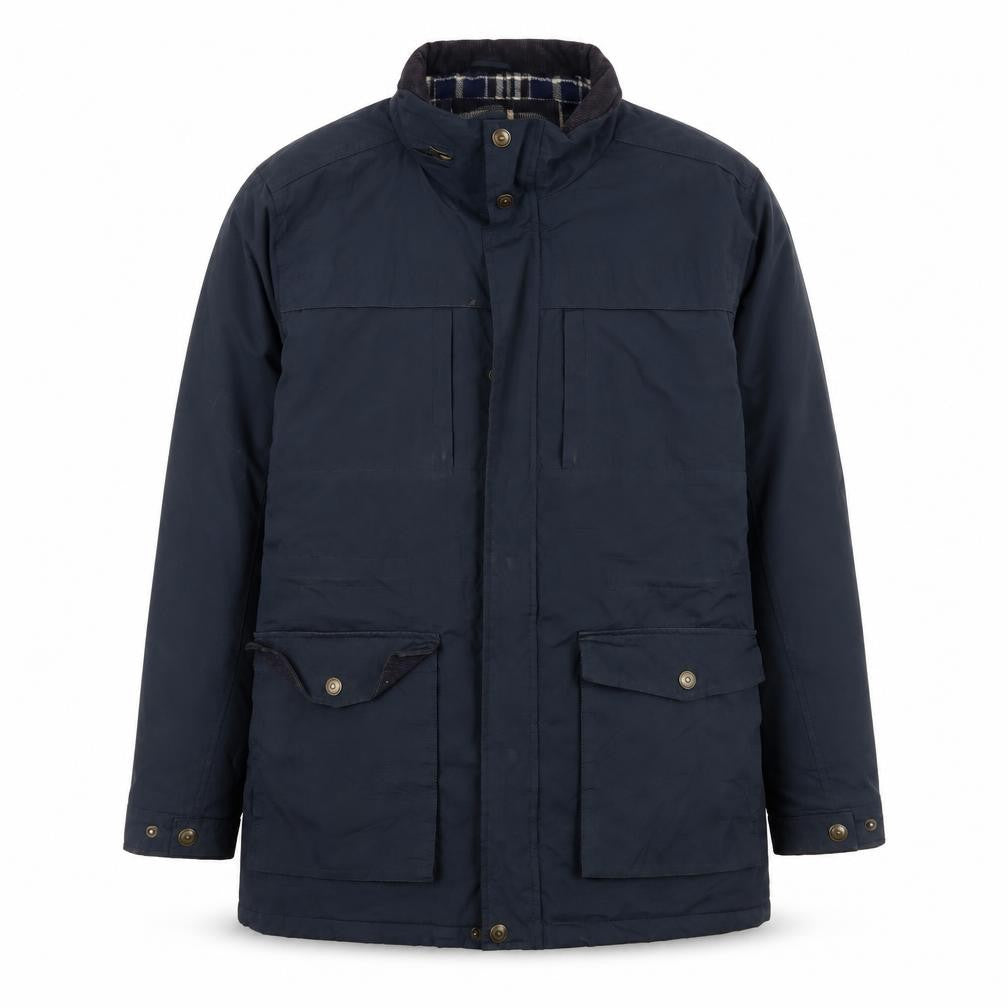 Mens UK Size L Arctic Storm Blue Parka Coat