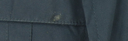Mens UK Size L Arctic Storm Blue Parka Coat