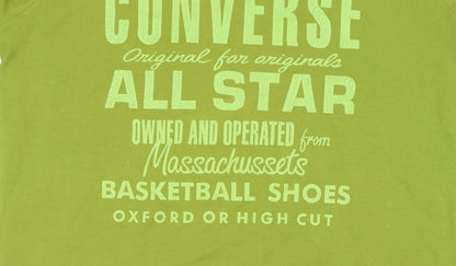 Mens UK Size M Converse Green  T-Shirt