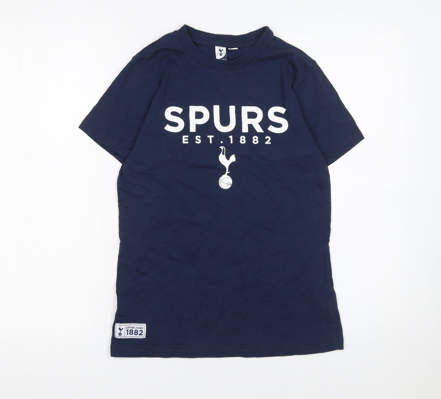 Boys UK Size 12-13 Years Tottenham Hotspur Blue Basic T-Shirt