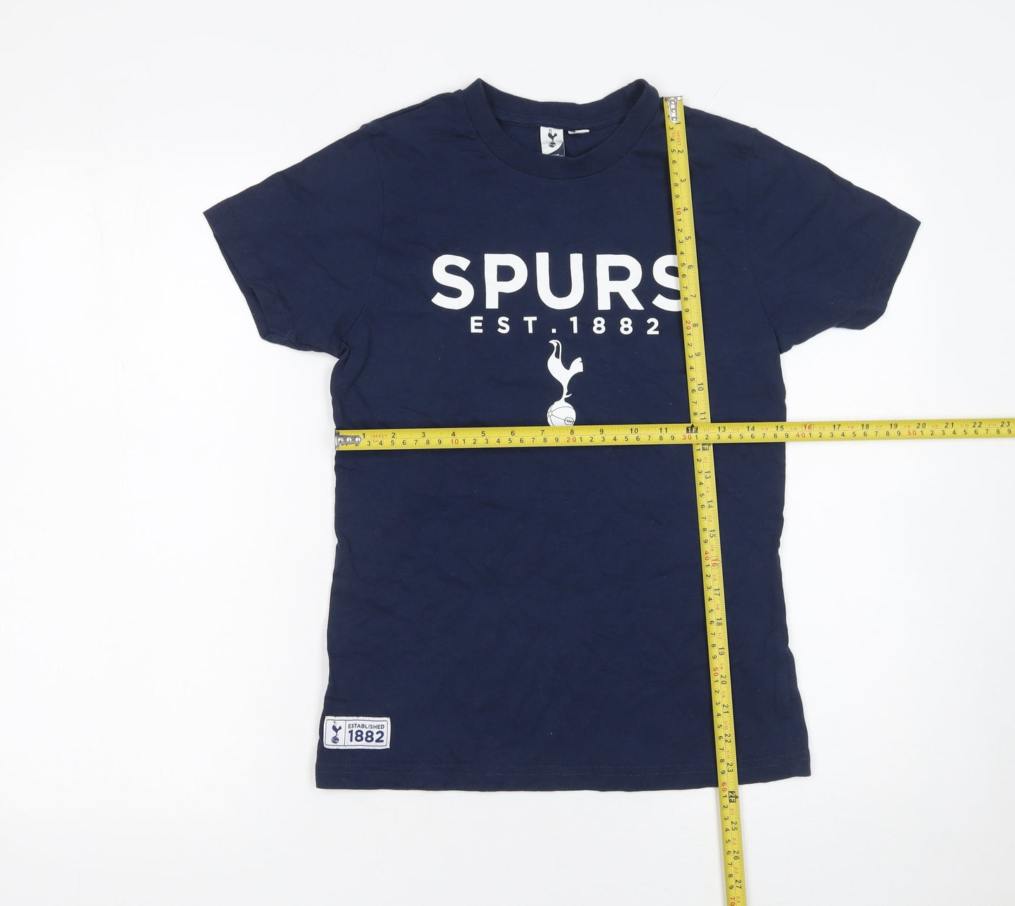 Boys UK Size 12-13 Years Tottenham Hotspur Blue Basic T-Shirt