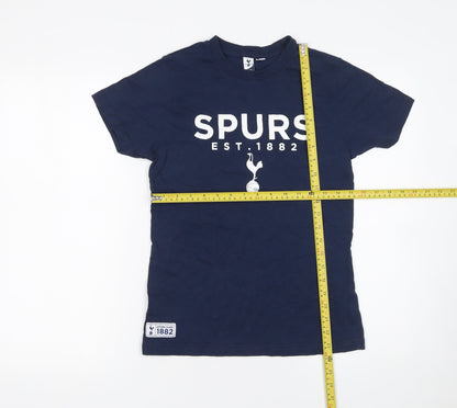Boys UK Size 12-13 Years Tottenham Hotspur Blue Basic T-Shirt