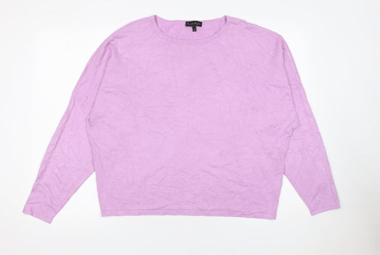Womens UK Size M Phase Eight Purple Pullover Jumper