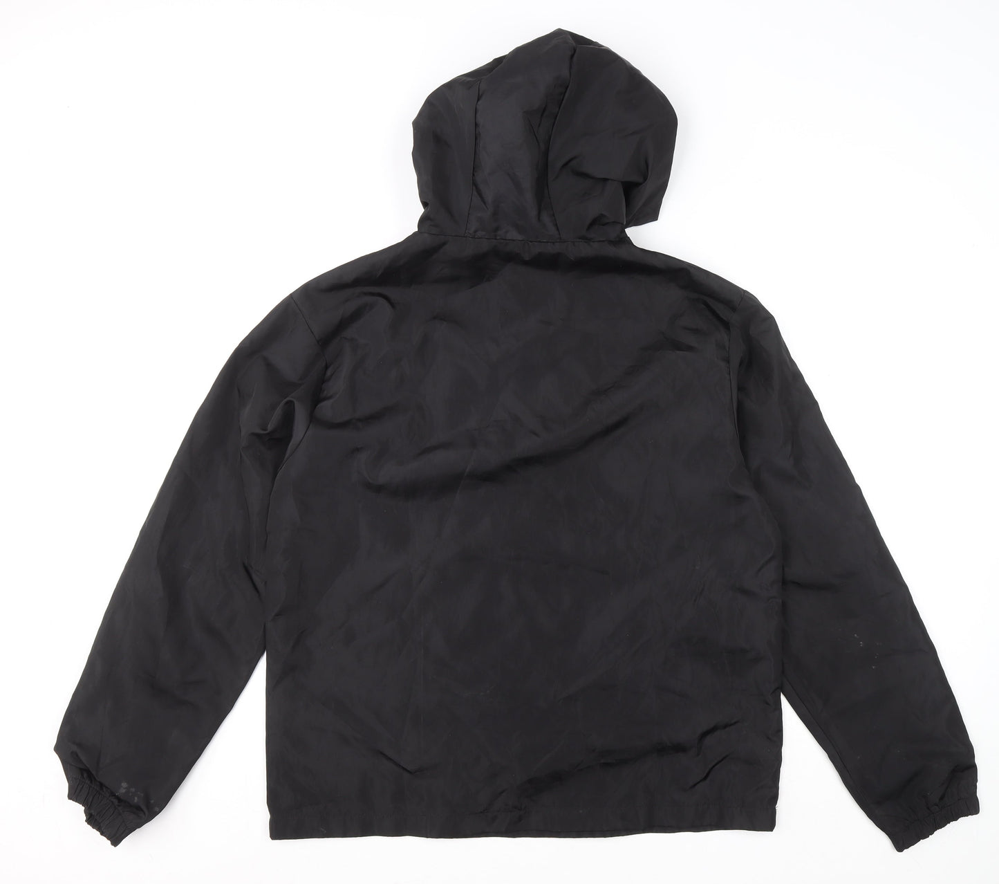 Mens UK Size M boohooMAN Black Pullover Hoodie