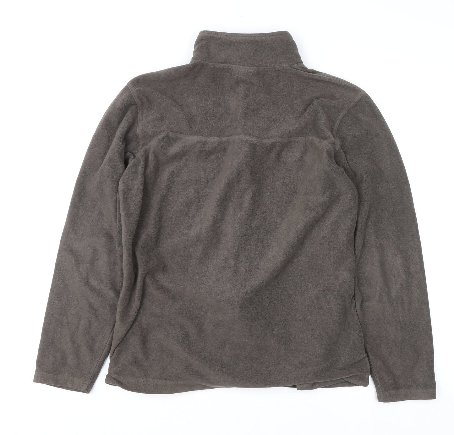 Mens UK Size M Reebok Brown Full Zip Sweatshirt