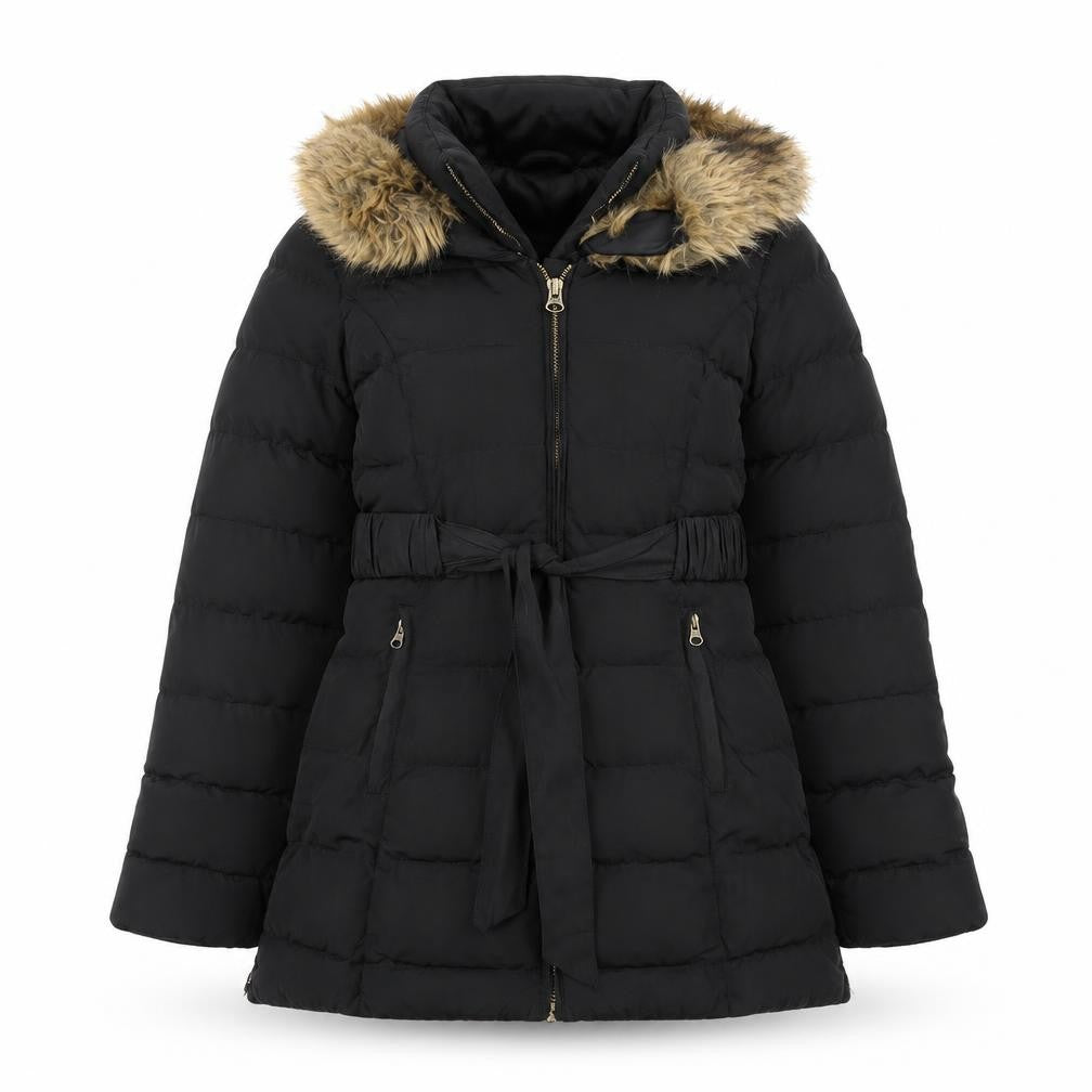 Womens UK Size 6 Golddigga Black Puffer Jacket