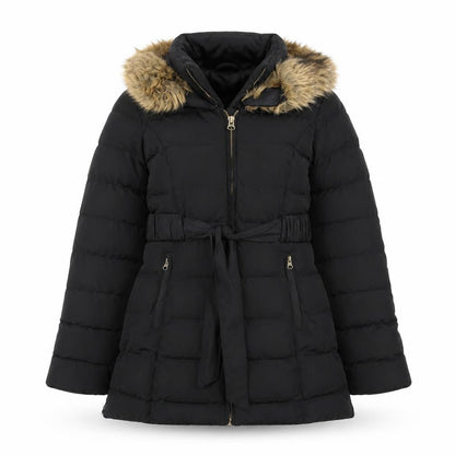 Womens UK Size 6 Golddigga Black Puffer Jacket